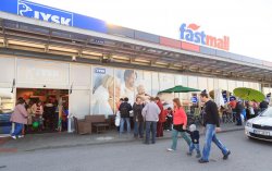 JYSK store grand opening in Český Krumlov