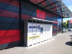 fastmall Orlová a fastmall Bruntál - instalace Alzaboxů